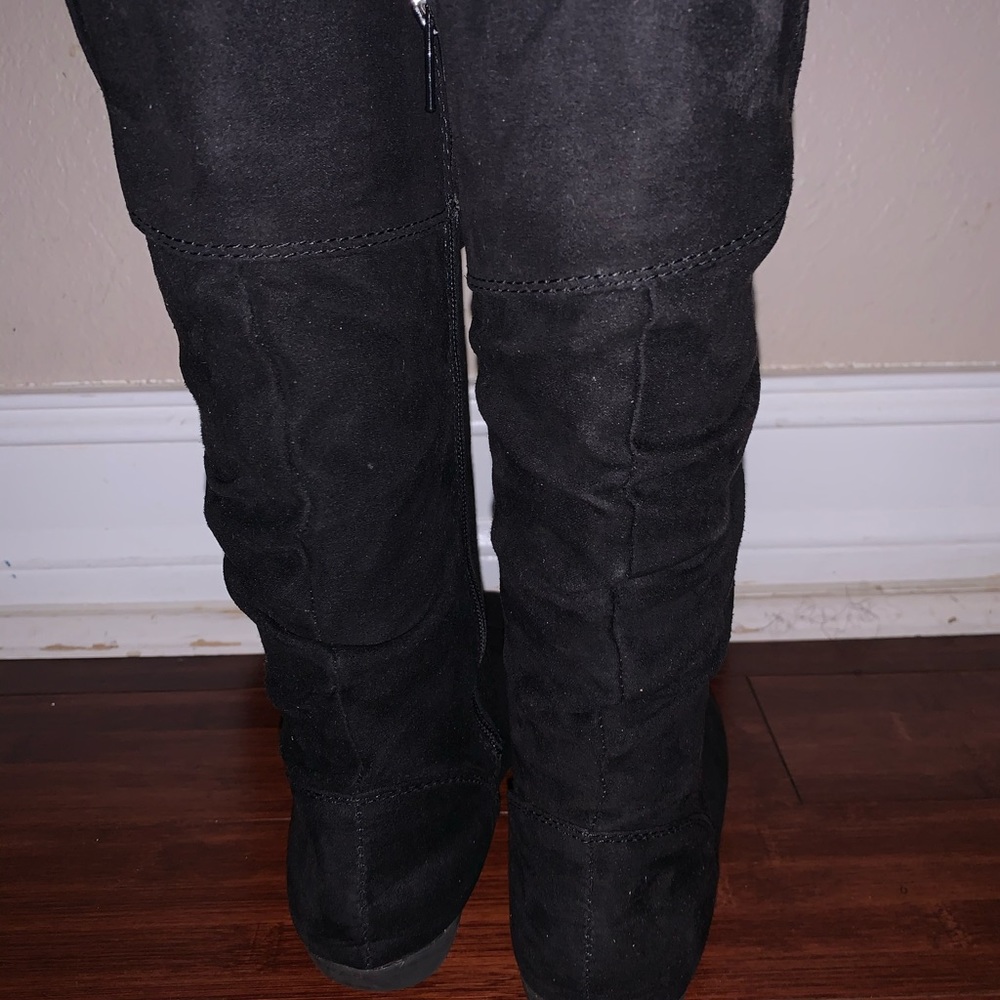 Black Suede Boots